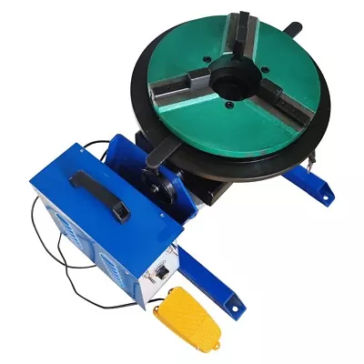 Buy 220LB Welding Positioner Turntable With 300mm Chuck Tables Soldering 0-90°Rotary • 920$