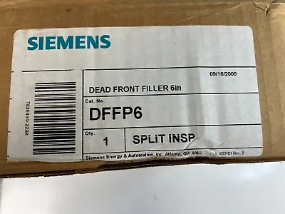 Buy ITE Siemens DFFP6 6  Dead Front Filler P3 - New • 59.99$
