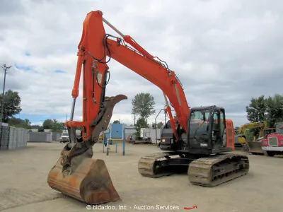 Buy 2014 Hitachi ZX245USLC-5N Excavator Hydraulic Thumb Aux Hyd Q/C Trackhoe Bidadoo • 133,500$
