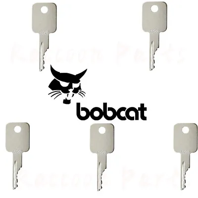 Buy 5Pcs Bobcat Ignition Key Skid Steer Loader Mini Excavator Compact Tracked Loader • 8.95$