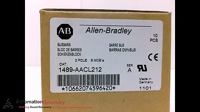 Buy Allen Bradley 1489-aacl212 Series A Mini Circuit Breaker Bus Bar 12p, Ne #192141 • 52.81$