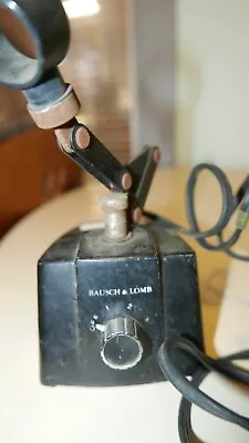 Buy Bausch & Lomb 31-33-53  Microscope Variable  Illuminator Transformer & Arms Only • 18$
