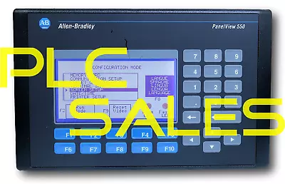 Buy Allen Bradley 2711-K5A8 Series H  |  PanelView 550 With DH+ FRN 4.41 • 1,295$