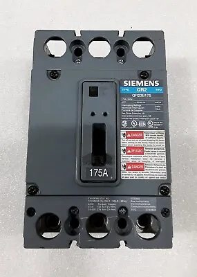 Buy Qr23b175 Siemens Type Qr2 3 Pole 175a 240vac Circuit Breaker 2 Year... • 535.50$