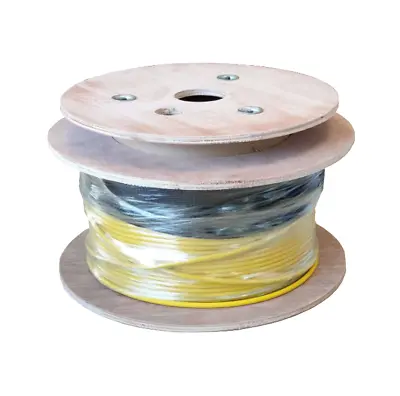 Buy 100m U-DQ (Zn) Bra E2000/APC-E2000/APC OS2 Yellow 4 Fibre Fiber Cable On Drum • 444.43$