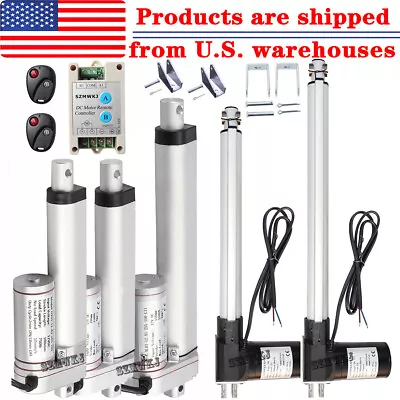Buy Electric 12V 2 -18  Linear Actuator 1000N 1500N 6000N For Auto Lift Sofa Bed IG • 34.99$