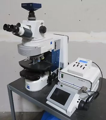 Buy C189206 Zeiss Axio Imager.M2 Trinocular Microscope W/ 1.25X 5X 10X 20X 40X 63X • 10,000$