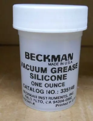 Buy Beckman Instruments Cat No 335148 Vacuum Grease Silicone One Ounce • 29.99$