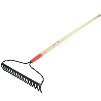Buy Red Rooster® Landscape Bow Rake Wood Handle Forged - 16 Tine • 74.43$