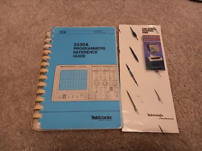 Buy TEKTRONIX 2430A Oscilloscope  Programmers Ref Guide Manual 070-6338-00  • 25$