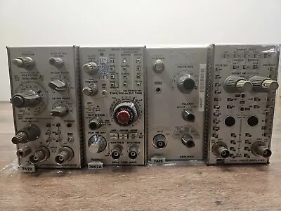Buy Lot Of 4 Non-Working Tektronix Plug-ins 7A22 7B53A 7A19 & Amp • 79.99$