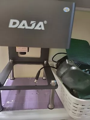 Buy DAJA DJ6 3000mW Mini Laser Engraver With 3.1x3.1  Work Area For Paper Wood Pe66 • 47$