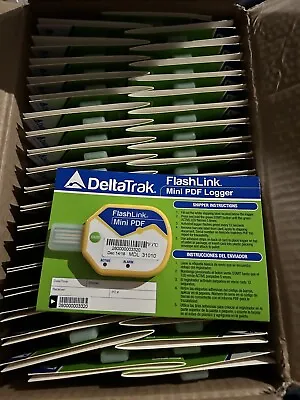 Buy DeltaTrak (10 Pack) FlashLink 31010 Mini PDF 85 Days In-Transit Trip Temperat... • 75$