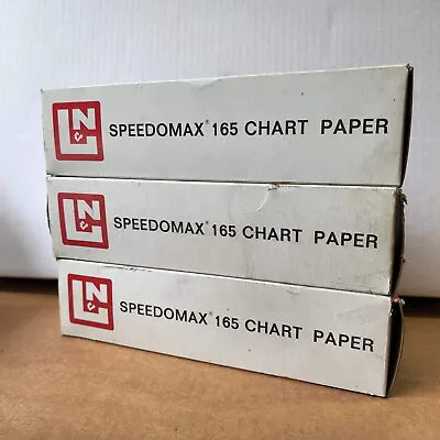 Buy 3 Rolls Boxes LEEDS And NORTHRUP Speedomax 165 Chart Paper 544016 PN-30623865  • 24.95$