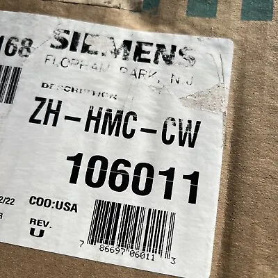 Buy Siemens ZH-HMC-CW 106011 Horn Strobe New Free Shipping Fire Alarm • 65$