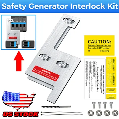 Buy KTS-45 Generator Interlock Kit For GE / Siemens / Murray / ITE 150 200 Amp Panel • 38.99$