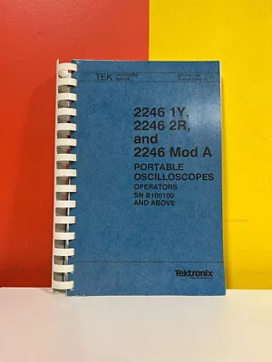 Buy Tektronix 070-7061-00 2246 1Y, 2246 2R, 2246 Mod A Portable Oscilloscopes Manual • 49.99$