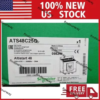 Buy ATS48C25Q NEW Schneider Soft Starter Shipping Free By DHL • 3,031$