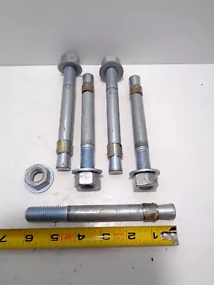 Buy (5) Galvanized Concrete Wedge Anchor Bolts 5/8 X 6 Includes Nuts & Washers • 28$