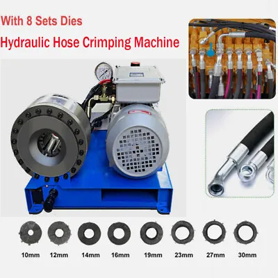 Buy Hydraulic Hose Crimping Machine Rubber Pipe Making Machine Hose Pressing Machine • 1,598.99$