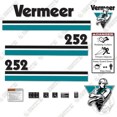 Buy Fits Vermeer 252 Decal Kit Stump Grinder • 99.95$