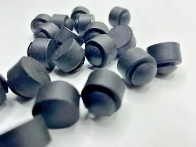 Buy 5/16” Tall Rubber Push-In  Bumper, Fits 5/16” Hole X 9/16” OD (15 Pieces) • 10.99$