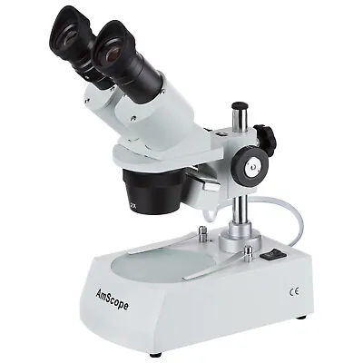 Buy AmScope 20X-40X Binocular Stereo Multi-Use Inspection Microscope All Ages • 147.99$