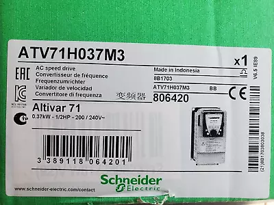 Buy 1PC Of Schneider Electric Altivar ATV71H037M3 - Brand New • 855$