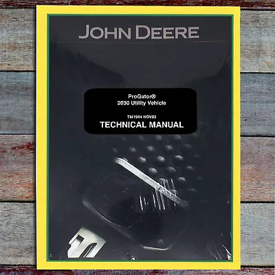 Buy John Deere 2030 Pro Gator Utility Vehicle Technical Service Manual - TM1944 • 62.65$