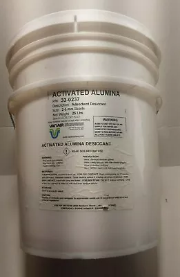 Buy Activated Alumina Van Air Systems 33-0237  Desiccant 2-5mm Bead Size,  25 Lbs. • 120$