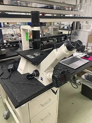 Buy Zeiss Axiovert 25c Microscope Fully Refurbished, Objectives, Full Frame Camera • 3,500$