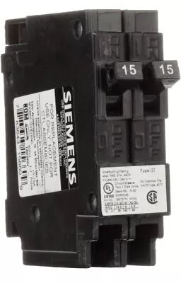 Buy Q1515NC Siemens 15 Amp Tandem Breaker • 12.99$