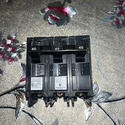 Buy Siemens B345 45 Amp Three Phase 240-Volt Bolt In Circuit Breaker 3 Pole NOS • 50$
