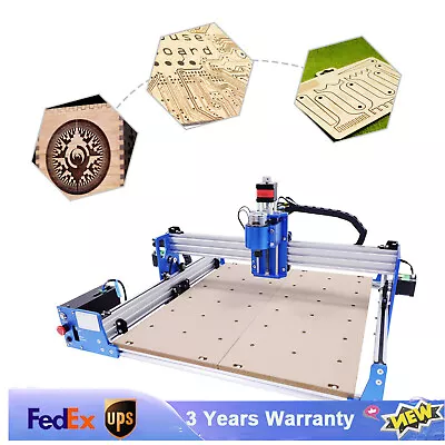 Buy 4040 3 Axis CNC Router Engraver Wood Carving Milling Engraving Cutting Machine • 384.76$