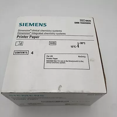 Buy NOS Siemens Diagnostics D829 Label Printer Paper 4PK OPEN BOX READ • 39.99$