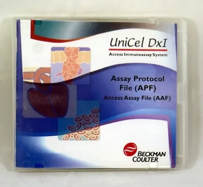 Buy Beckman Coulter UniCel DxI Assay Protocol File 1.10 Access Assay File 6.4 A93434 • 36.35$