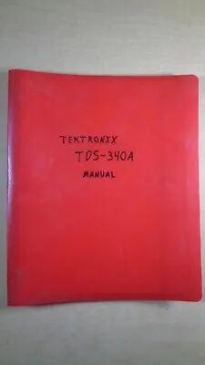 Buy Tektronix TDS-340A 360 380 Digital Real-Time Oscilloscopes Manual COPY 7D B2 • 24.97$