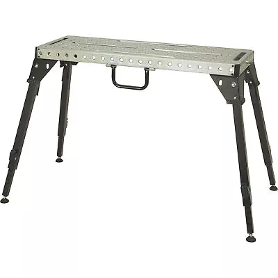 Buy Klutch 1000-Lb. Capacity, Height-Adjustable Steel Welding Table, 46in.L X • 159.99$