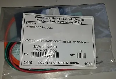 Buy Siemens Htri-m Interface Module - New In Box   • 149.50$