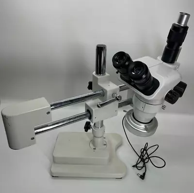 Buy AmScope WF20x/12 Simul-Focal Stereo Microscope Dual Arm Boom Stand *Parts Only* • 299.99$