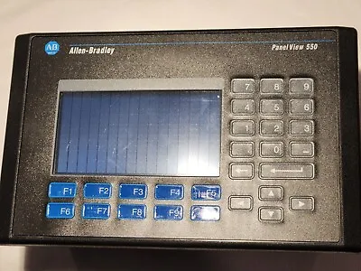 Buy Allen Bradley 2711-B5A5 Series C PanelView 550 Touch Keypad RS232 FRN 1.07 • 600$