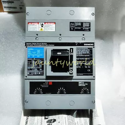 Buy ONE NEW Siemens Sentron Circuit Breaker 3P 400A JXD63B400 • 2,699.30$