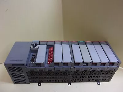 Buy Allen Bradley SLC500, 1746-A10 Ser B, 10 Slot Rack With Power Supply And Cards • 399.95$