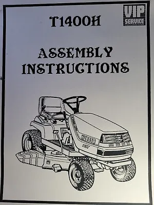 Buy Kubota T1400H HST Hydro Riding Lawn Tractor Mower Dealership Assembly Manual • 47.99$