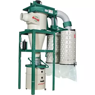 Buy Grizzly G0601 5 HP 3-Phase Cyclone Dust Collector • 4,550$