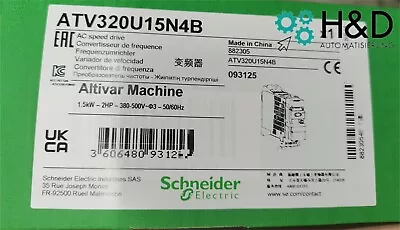 Buy ATV320U15N4B Cutter Electric Inverter ATV320 1.5kW New And Sealed • 339.14$