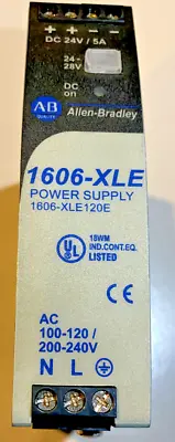 Buy Allen-Bradley 1606-XLE120E SER A Power Supply 120W 24VDC • 39$