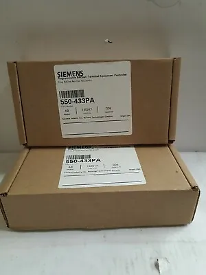 Buy - 2x NEW Siemens 550-433PA Terminal Equipment Controller BACnet Fan Coil TEC  • 74.26$