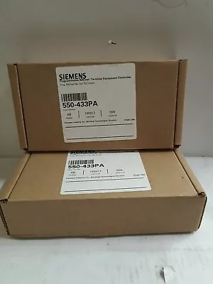 Buy - 2x NEW Siemens 550-433PA Terminal Equipment Controller BACnet Fan Coil TEC  • 45.08$