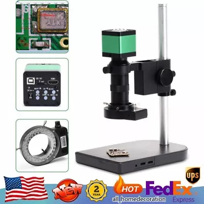 Buy Eleectronic Digital Microscope Camera 48MP HDMI USB 1080P 60FPS C/CS 100X Lens • 161.08$